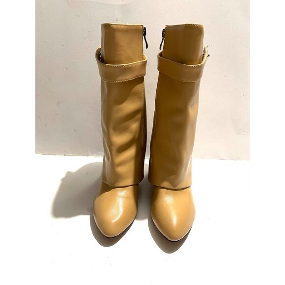 Givenchy shark Lock ankle Boots in beige genuine leather women 42 - Picture 2 of 12